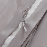 Drap de lit nordique doux en tissu 100% bambou avec housse de couette