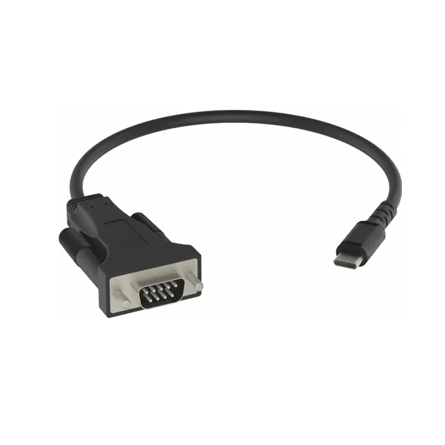 OEM kualitas tinggi FTDI USB C ke DB9 RS232 kabel seri Male ke Male Adapter