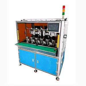 Máquina de montaje de estator, motor sin escobillas, máquina bobinadora interna compacta de seis estaciones para motores eléctricos