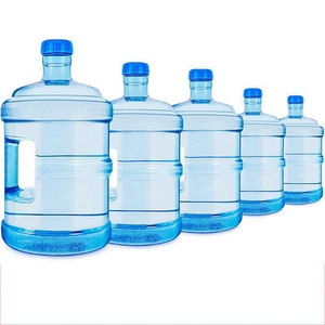 China Factory Wholesale 20 Liter 18.9L 19L 20L Plastic 5 Gallon <strong>Big</strong> <strong>Water</strong> <strong>Bottle</strong> with Handle - Product Image 1