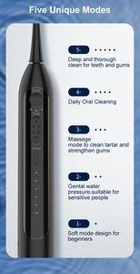 <span class=keywords><strong>Brosse</strong></span> à dents à propulsion sonique et jet d'eau Flosser Combo Countertop Oral Irrigator <span class=keywords><strong>Brosse</strong></span> à dents électrique avec <span class=keywords><strong>hydropulseur</strong></span> - Product Image 4