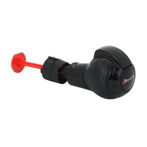 Pomo de Palanca de Cambios para Automóvil Volkswagen Audi, Cuero Negro Perforado con Logotipo GTI, Ergonómico, para Transmisión Automática - Product Image 4