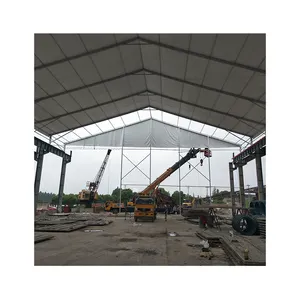 Kualitas tinggi luar ruangan berat tahan air struktur aluminium tenda gudang putih 32x50 m untuk dijual