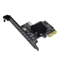 Panto PCI-E 2X zu USB3.1A-Key Gen2 Front Typ C Erweiterungs karte, 10 Gbit/s Typ E Interne 20-polige Riser-Karte für Front-Panel-Anschluss
