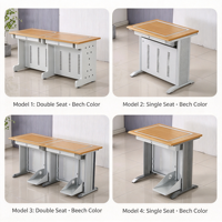 Bureau informatique inclinable, Plateforme multimédia pour enseignant, Bureau inclinable manuel, Table ergonomique inclinable, Personnalisable