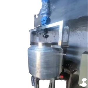 Cuve de mélange industrielle en acier inoxydable avec agitateur, réacteur chimique liquide, cuve de stockage, mélangeur motorisé - Product Image 3