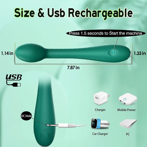 Vibrador de Punto G, Juguetes Sexuales para Adultos, Estimulador de Clítoris, <span class=keywords><strong>Tetas</strong></span> y Ano, Recargable por USB, 12 Frecuencias, Mini Vibrador para Mujeres Adultas - Product Image 5