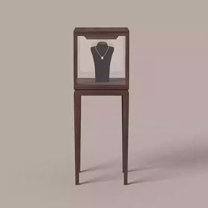 Vetrina per Gioielli di Lusso dal Design Moderno, Espositore a Isola in Vetro Personalizzato, Caratteristiche Impermeabili ed Ecologiche - Product Image 5