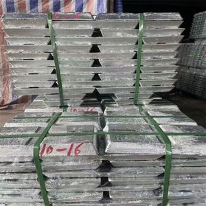 Lingot de zinc Chine (HEB) Norme OEM Marque largement utilisée Emballage d'exportation ou fournisseurs personnalisés - Product Image 1