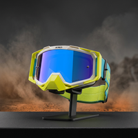 Jiepolly OEM Personnalisation Logo Dirt Bike Moto Sports Lunettes Motocross Lunettes Sans Cadre Racing Mx Personnalisé Moto Lune