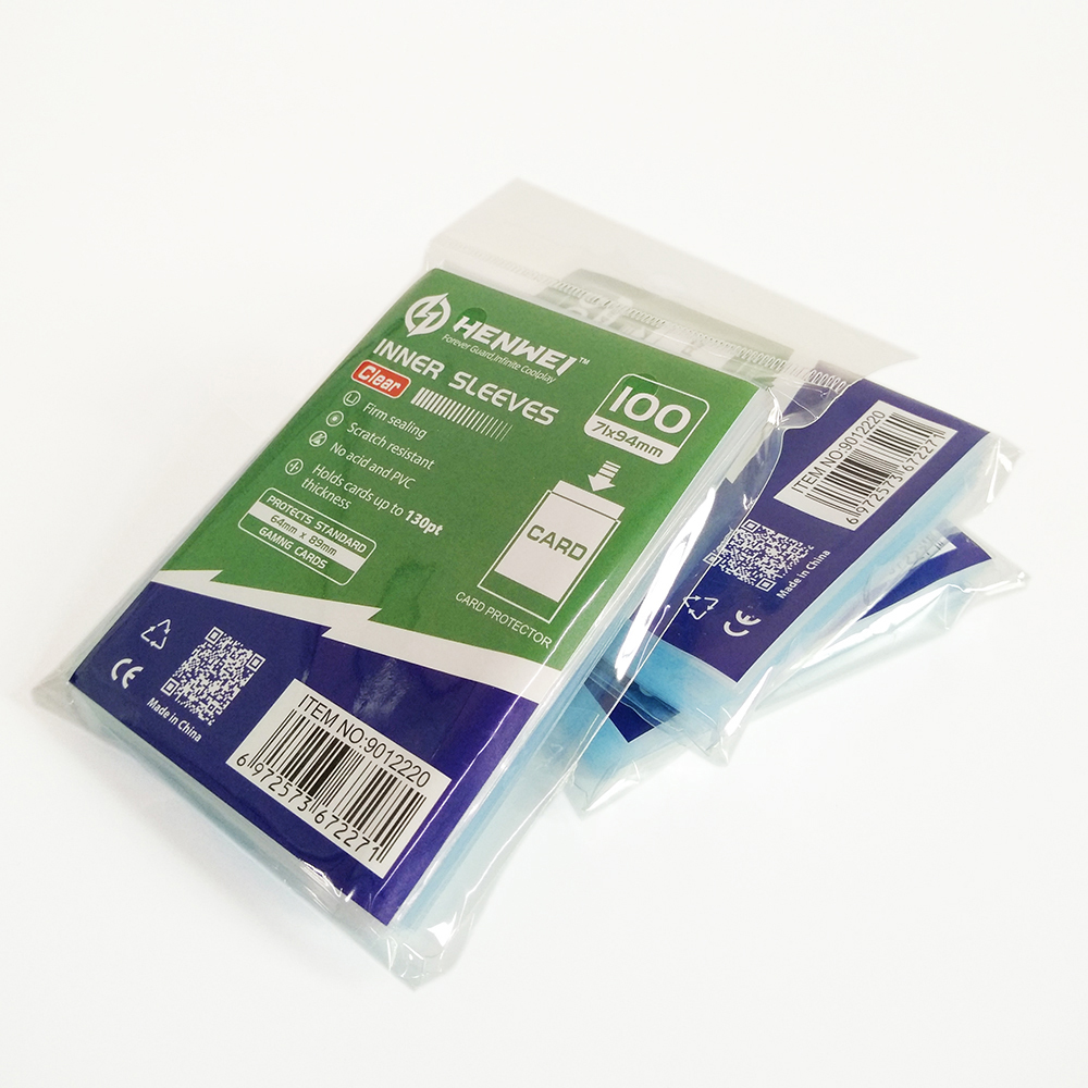 Прозрачный чехол для карты Toploader без кислоты, идеально подходит для размера, прозрачный внутренний чехол для карт для MTG/PKM/LOR/STAR 66x91 мм