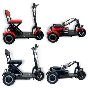 10Inch 10Ah Lithium Batterij 3 Wheel Mobiliteit Scooters