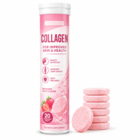 Complément alimentaire OEM 1000mg L-glutathion Vitamine C, produits de santé et de beauté, comprimés effervescents au collagène pour le blanchiment de la peau