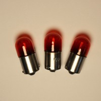 Bombillas de Automóvil de Calidad, Color Ámbar, para Posición y Estacionamiento, Indicador de 24V, Freno R5W, Niebla, Reversa, Bombillas para Camiones con Base Metálica BA15S