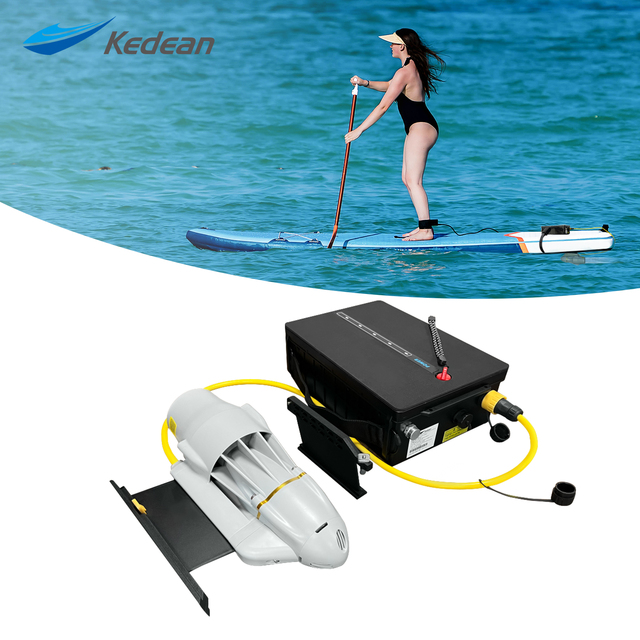 Electric Underwater Thruster Trolling Motor 18 Lbs Thrust, 9KM/H Speed - Propeller Tailored for SUP, Kayaks and Fishing Boats