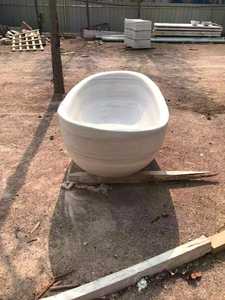 Moderna <span class=keywords><strong>Bañera</strong></span> Portátil Plegable Independiente <span class=keywords><strong>con</strong></span> Superficie <span class=keywords><strong>de</strong></span> Piedra Sólida y Desagüe <span class=keywords><strong>de</strong></span> Mármol Natural para Villas y Bebés - Product Image 4