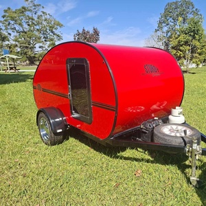 Caravane légère, camping-car, motorhome, excellente isolation thermique, mini caravane en forme de larme avec salle de bain - Product Image 3