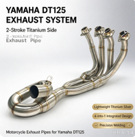 Système d'échappement complet de course modifié de qualité européenne pour moto V8, compatible JOG V8, DIO, BWS, ZX, DIO90, RR, DIO 26AA, ZX 26AA