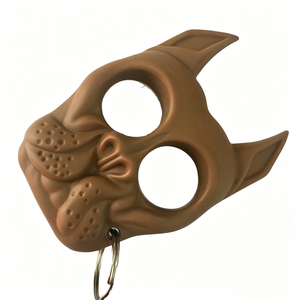 Llavero de <span class=keywords><strong>Defensa</strong></span> Personal de Alta Calidad con Diseño de Bulldog Francés, Protector de Seguridad Personal para Mujeres, Emergencias al Aire Libre - Product Image 5