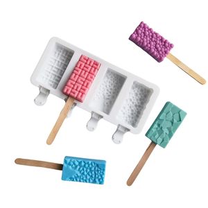 Moule à Crème Glacée en Silicone Plateau à Glaçons Moules à Popsicle Moule en Forme <span class=keywords><strong>de</strong></span> Diamant Pour Pâtisserie <span class=keywords><strong>Chocolat</strong></span> Bonbons Outils <span class=keywords><strong>de</strong></span> Cuisson Maison - Product Image 1