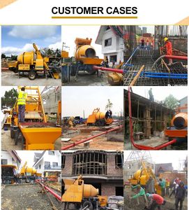 เครื่องผสมคอนกรีตแบบพกพา Jbts40 พร้อมปั๊มคอนกรีตอัตโนมัติเต็มรูปแบบสำหรับงานก่อสร้าง - Product Image 5