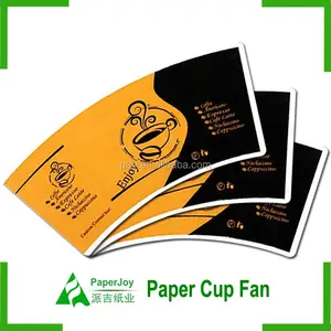 Fabriek Op Maat Wegwerp Hogere Kwaliteit Hot Selling Paper Cup Fan Pe Gecoat 100% Biologisch Afbreekbaar, 1pe Papier, 2pe Papier