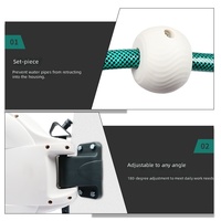 Tuyau d'arrosage haute pression rétractable automatique de 10m/20m pour lavage de voiture et arrosage de jardin
