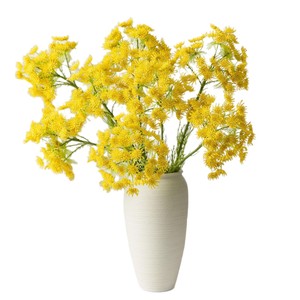 Bouquet de fleurs artificielles en dentelle Meng Jie, blanc et rose, en polyester, pour la décoration de la maison, accessoires de mariage - Product Image 5