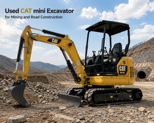 Envío gratis Excavadora CAT usada de 2t fabricada en Japón, mini excavadora compacta de alta calidad, mini excavadora de cadenas usada. - Product Image 1