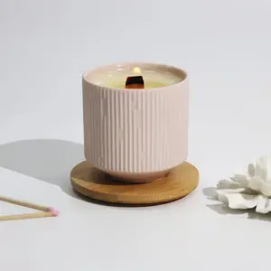 customization modern design cylinder spiritual soy wax candle ornament scented candles