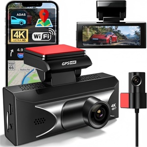 Cámara para Auto 4K <span class=keywords><strong>de</strong></span> Doble Lente Lista para Enviar, con WiFi Dual 5.8G, GPS, ADAS, <span class=keywords><strong>Pantalla</strong></span> IPS <span class=keywords><strong>de</strong></span> 3.16 Pulgadas, <span class=keywords><strong>Grabador</strong></span> <span class=keywords><strong>de</strong></span> Video Delantero y Trasero - Product Image 1