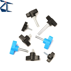Tornillos de Cabeza Ranurada de Acero Inoxidable 304 con Mango de Plástico y Cabeza de Goma Tipo Z, Pernos de Perilla M4 M6 M8 para Maquinaria y Otros Elementos de Fijación - Product Image 1