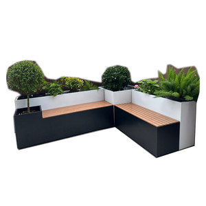 ม้านั่งปลูกต้นไม้กลางแจ้ง Y982D ทำจากอลูมิเนียมอัลลอยด์ เหมาะสำหรับสวนสาธารณะ ถนน ห้างสรรพสินค้า ลานบ้าน และพื้นที่พักผ่อนสาธารณะ - Product Image 2