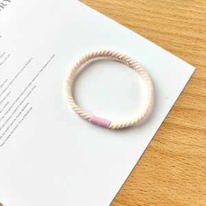 Coleteros coloridos para niñas, accesorios para el cabello trenzados de nailon de alta elasticidad, estilo coreano informal - Product Image 3