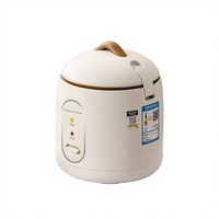 Mini-cuiseur à riz électrique en acier inoxydable 1-2 litres, faible consommation 220V, 2L pour dortoir et usage domestique, 1-2 personnes, cadeau, vente en gros