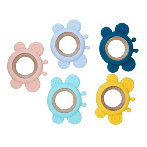 Kangaroo không độc hại Silicone bé Teether đồ chơi mềm trẻ sơ sinh <span class=keywords><strong>Chew</strong></span> Vòng cảm giác tay Vòng đeo tay trẻ sơ sinh mọc răng đồ chơi - Product Image 6
