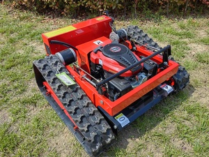 Tondeuse robot agricole IA de haute qualité, télécommandée, sur chenilles, pour la coupe de l'herbe, avec moteur, garantie 1 an Hhst - Product Image 2