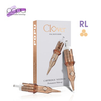 Vente en gros POPU Trèfle RL Doublure Ronde Longue Cône Cheveux Coup Cuir Chevelu Maquillage Permanent Cartouche Aiguille Tatouage PMU Cartouche Aiguilles