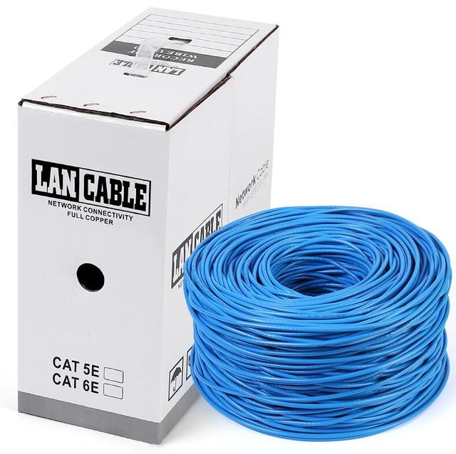 Professional CAT6 Network Cable Manufacturer Gigabit Ethernet Cable 305m Bulk LAN Cable for Structured Network Cabling Systems