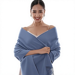 Comfortable Women's Soft Drape <b>Shawl</b> Scarf Long <b>Wrap</b> with Fringe for Travel Winter and Everyday Outfits - Product Image 5