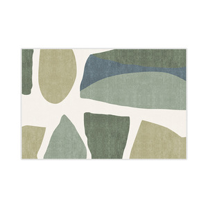Alfombra Nórdica Abstracta Rectangular Color Crema, Imitación de Cachemira, para Sala de Estar, Dormitorio, 80x120 cm - Product Image 3