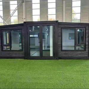 Casa Mobile Personalizzata da 20 Piedi, Duplex Prefabbricato con Struttura in Pannelli Sandwich d'Acciaio, Kit Casa Villa Resort Asiatico - Product Image 1