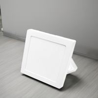 Plafonniers LED carrés ultra-minces encastrés 3W-18W SMD2835 en aluminium pour la maison, le bureau, le salon avec indice de protection IP44