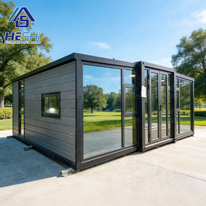 Direct Sale 20Ft 40Ft Prefabricated Container Expandable House 1 2 3 4 5 Bedroom Modern Kitchen Portable Home Villa - Product Image 1