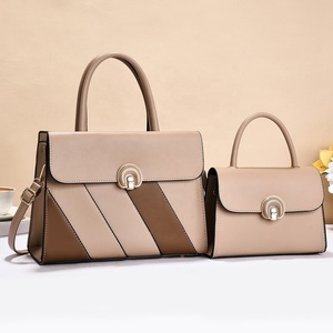 Bolso Bandolera de Piel Sintética de Diseño, Bolso de Hombro de Alta Gama y Gran Capacidad, Juego de 2 Bolsos para Mujer, Bolsos Clásicos Tipo Satchel para Mujer - Product Image 3