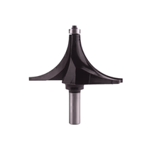 Fresa de punta redonda TCT con revestimiento de TiCN, vástago de 6, 8, 12 mm, HRC 65, para perfilado de bordes en madera, OEM, ODM, venta al por mayor