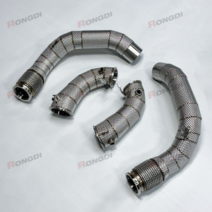 Tubo de Escape de Alto Flujo para Carreras para BMW 2018+ F90 M5 2019+ F91 F92 F93 <span class=keywords><strong>M8</strong></span> 4.4T S63 - Product Image 3