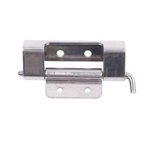 Charnière invisible en acier inoxydable robuste pour porte en pierre à rainure Euro, personnalisable avec vis - Product Image 2
