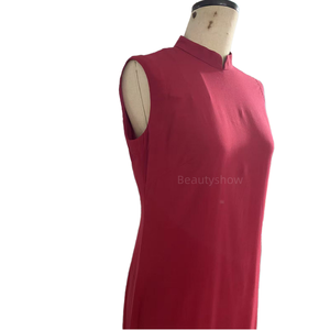 <span class=keywords><strong>2025</strong></span> Phong Cách Dân tộc Cổ Điển Màu Đỏ Qipao Dresses Hoặc Phụ Nữ Mới Thời Trang Giản Dị Thời Trang Phố Người Phụ Nữ Quần Áo Thanh Lịch Trung Quốc Phong Cách Sườn Xám - Product Image 6