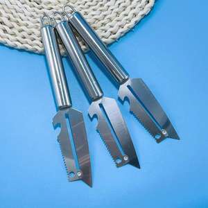 Éplucheur multifonctionnel en acier inoxydable pour la maison, le restaurant, la cuisine, éplucheur de fruits et légumes, éplucheur de melon, à un dollar - Product Image 1